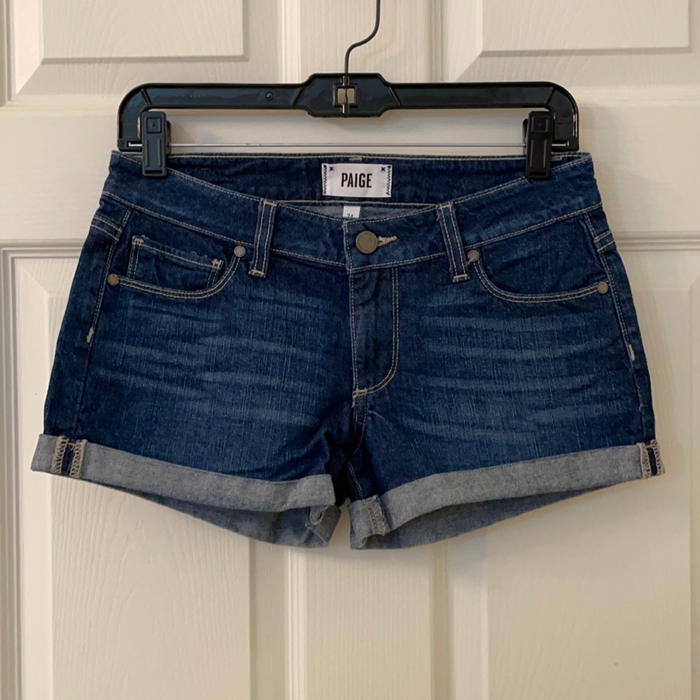 Paige Jimmy Jimmy Rolled Jean Shorts Size 24